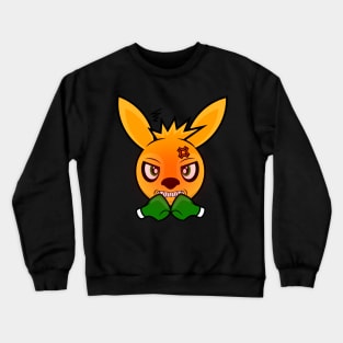 Angry Boxing Kangaroo Knockout Crewneck Sweatshirt